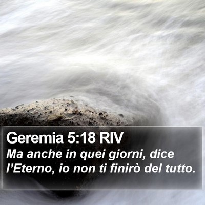 Geremia 5:18 RIV Bible Verse Image