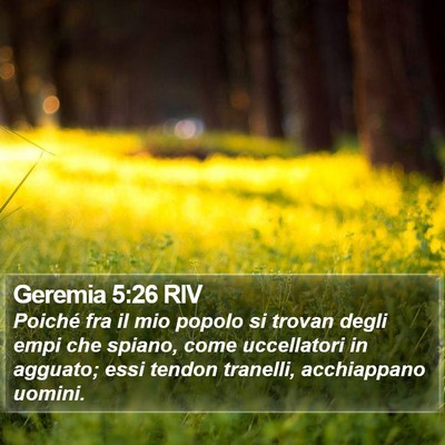 Geremia 5:26 RIV Bible Verse Image