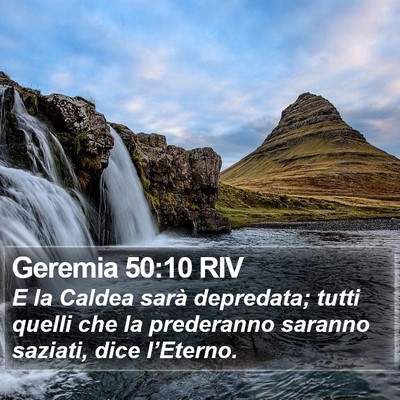Geremia 50:10 RIV Bible Verse Image