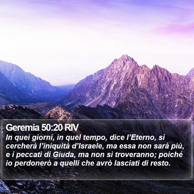 Geremia 50:20 RIV Bible Verse Image