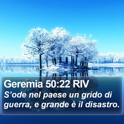 Geremia 50:22 RIV Bible Verse Image