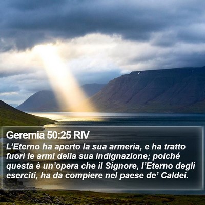 Geremia 50:25 RIV Bible Verse Image