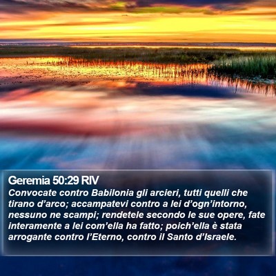 Geremia 50:29 RIV Bible Verse Image