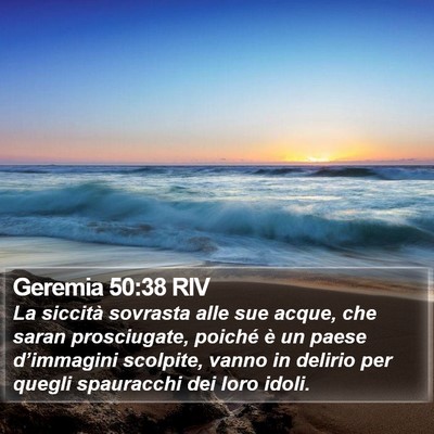 Geremia 50:38 RIV Bible Verse Image