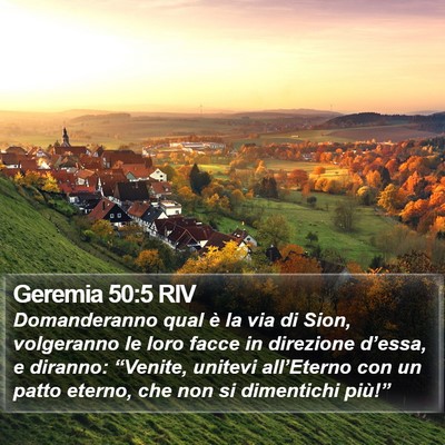 Geremia 50:5 RIV Bible Verse Image