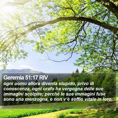 Geremia 51:17 RIV Bible Verse Image