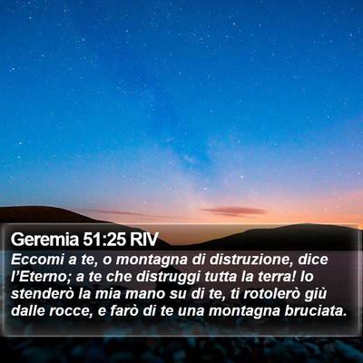 Geremia 51:25 RIV Bible Verse Image