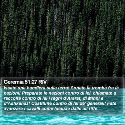 Geremia 51:27 RIV Bible Verse Image