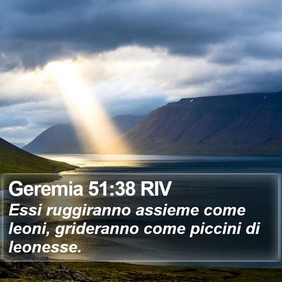 Geremia 51:38 RIV Bible Verse Image