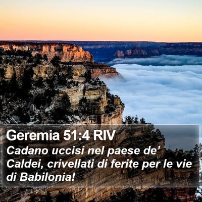 Geremia 51:4 RIV Bible Verse Image