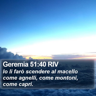 Geremia 51:40 RIV Bible Verse Image