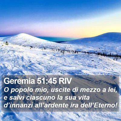 Geremia 51:45 RIV Bible Verse Image
