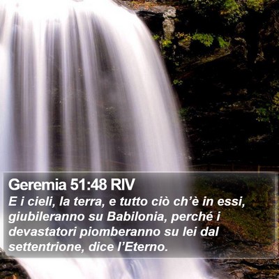 Geremia 51:48 RIV Bible Verse Image