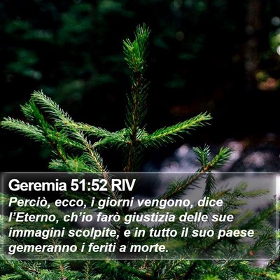 Geremia 51:52 RIV Bible Verse Image