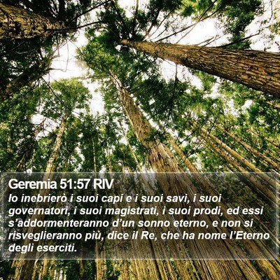 Geremia 51:57 RIV Bible Verse Image