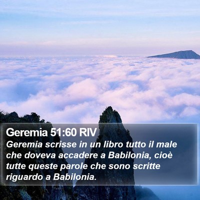 Geremia 51:60 RIV Bible Verse Image
