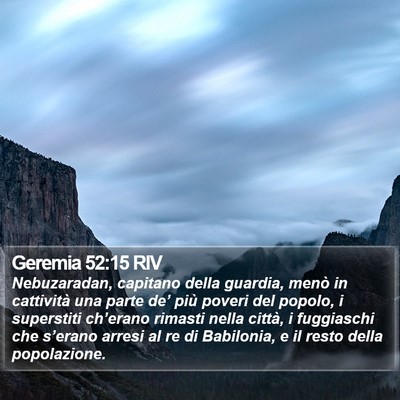 Geremia 52:15 RIV Bible Verse Image