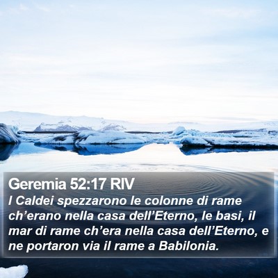Geremia 52:17 RIV Bible Verse Image