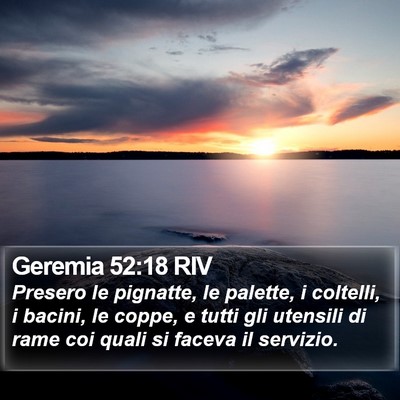 Geremia 52:18 RIV Bible Verse Image
