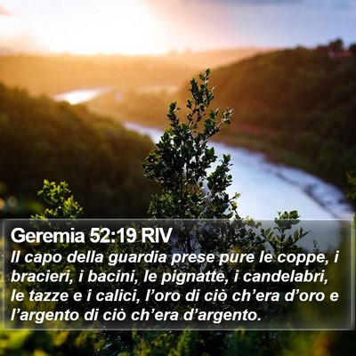 Geremia 52:19 RIV Bible Verse Image