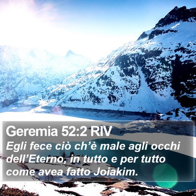 Geremia 52:2 RIV Bible Verse Image