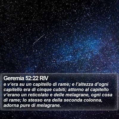Geremia 52:22 RIV Bible Verse Image