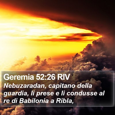 Geremia 52:26 RIV Bible Verse Image
