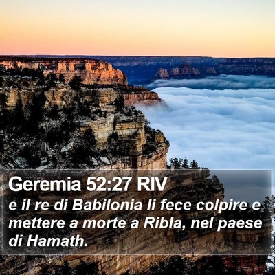 Geremia 52:27 RIV Bible Verse Image