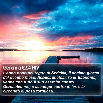 Geremia 52:4 RIV Bible Verse Image