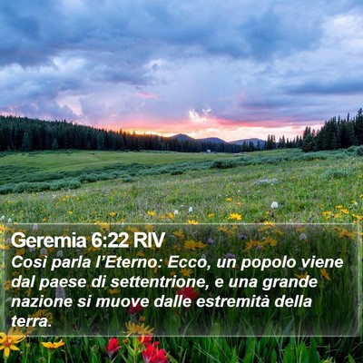 Geremia 6:22 RIV Bible Verse Image