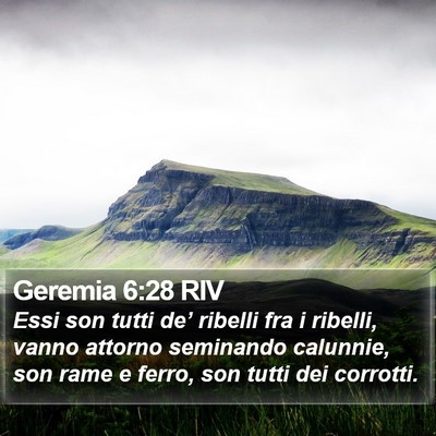 Geremia 6:28 RIV Bible Verse Image