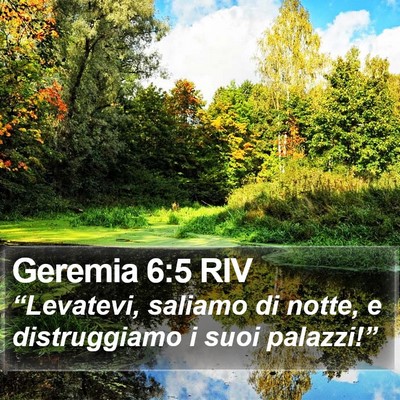Geremia 6:5 RIV Bible Verse Image