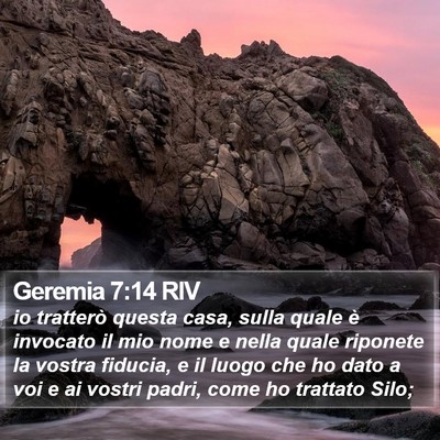 Geremia 7:14 RIV Bible Verse Image