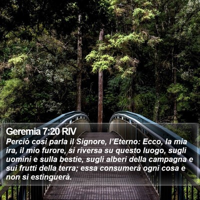 Geremia 7:20 RIV Bible Verse Image