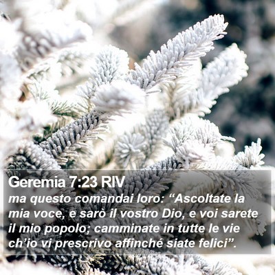 Geremia 7:23 RIV Bible Verse Image