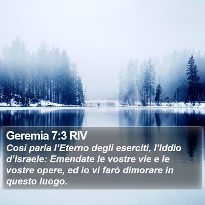 Geremia 7:3 RIV Bible Verse Image