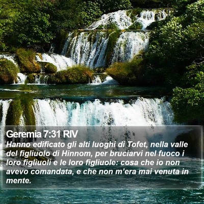Geremia 7:31 RIV Bible Verse Image