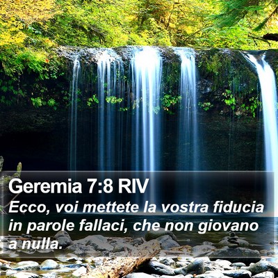 Geremia 7:8 RIV Bible Verse Image