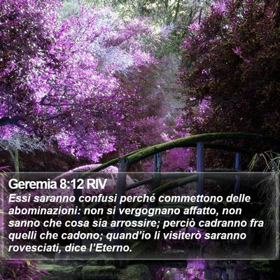 Geremia 8:12 RIV Bible Verse Image