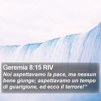 Geremia 8:15 RIV Bible Verse Image