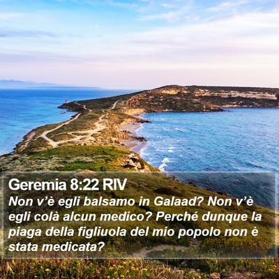 Geremia 8:22 RIV Bible Verse Image
