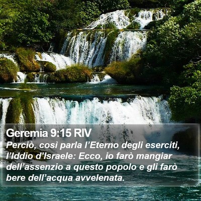 Geremia 9:15 RIV Bible Verse Image