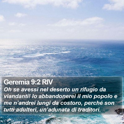 Geremia 9:2 RIV Bible Verse Image