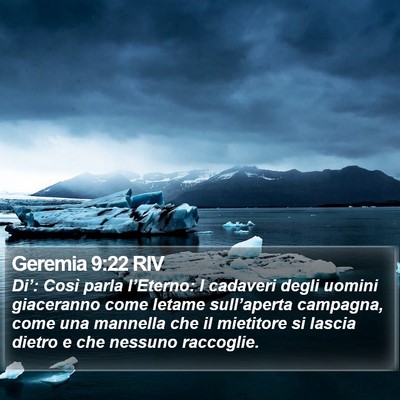 Geremia 9:22 RIV Bible Verse Image