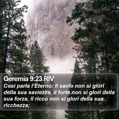 Geremia 9:23 RIV Bible Verse Image