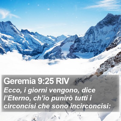 Geremia 9:25 RIV Bible Verse Image