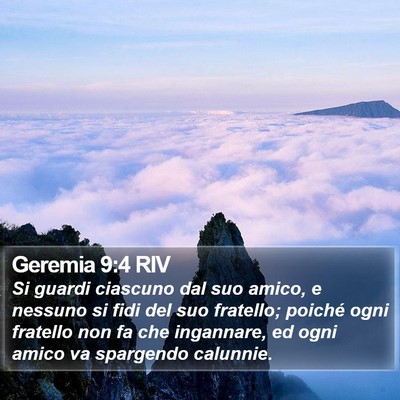 Geremia 9:4 RIV Bible Verse Image