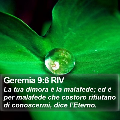 Geremia 9:6 RIV Bible Verse Image