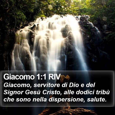 Giacomo 1:1 RIV Bible Verse Image