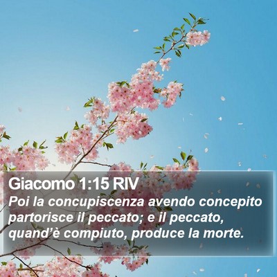 Giacomo 1:15 RIV Bible Verse Image